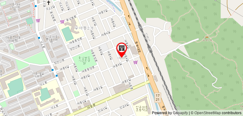 Bản đồ đến Khách sạn Zen Jeonju
