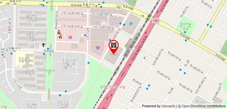 Bản đồ đến Khách sạn Golden Tulip Incheon Airport