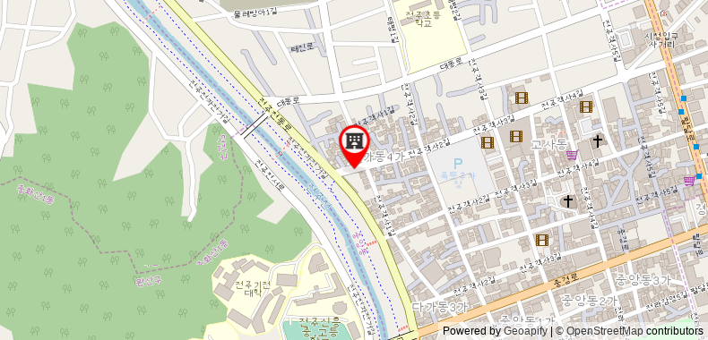 Bản đồ đến Jeonju JK Guesthouse