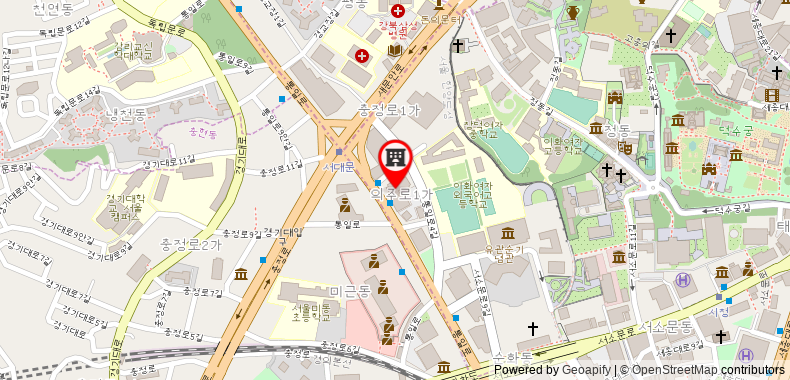 Bản đồ đến Vabien Suite 2 Residence Seodaemun