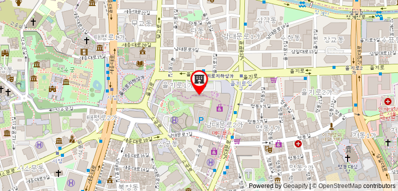 Lotte Hotel Seoul on maps