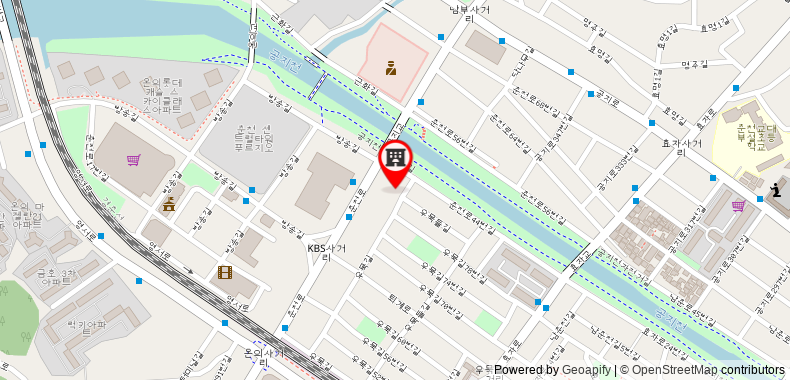 Chuncheon Urbane Hotel on maps