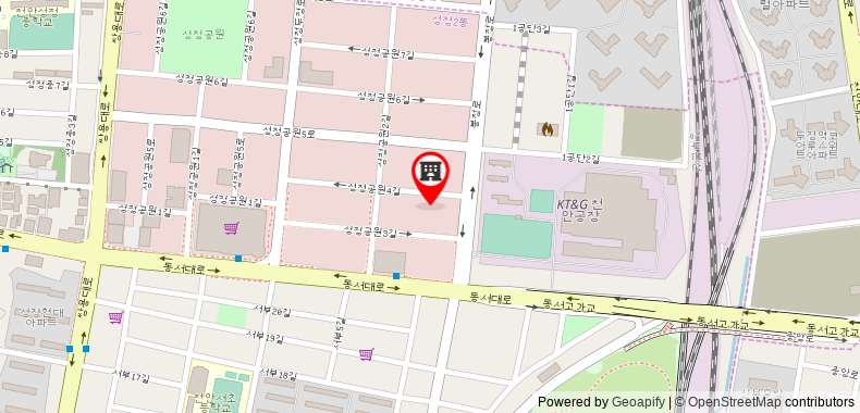 Bản đồ đến Khách sạn Brown-Dot Cheonan