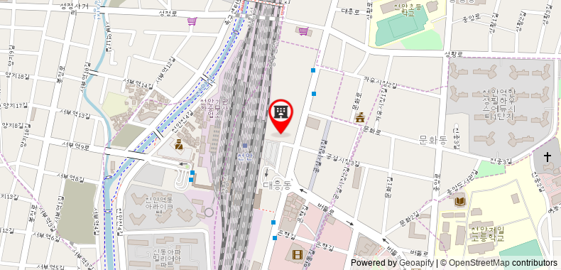 Bản đồ đến Khách sạn Metro Tourist Cheonan