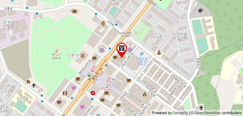 Amour Hotel on maps