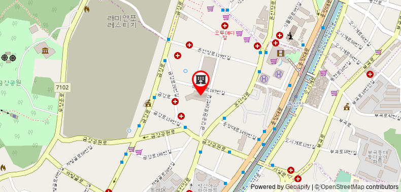 Bản đồ đến Khách sạn Nongshim
