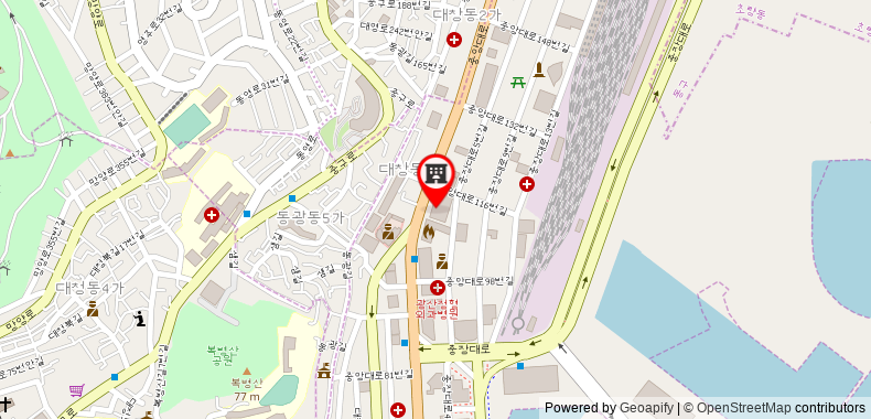 Bản đồ đến Khách sạn Crown Harbor Busan