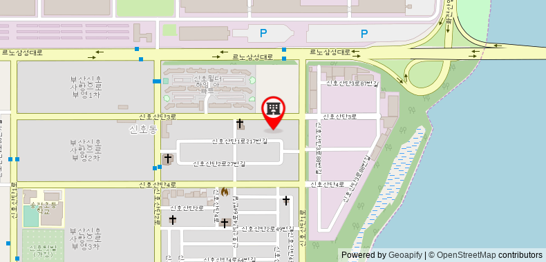 Bản đồ đến Khách sạn February The Stay Busan Gangseo Annex Building