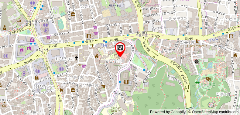 Bản đồ đến Vestin Residence Myeongdong