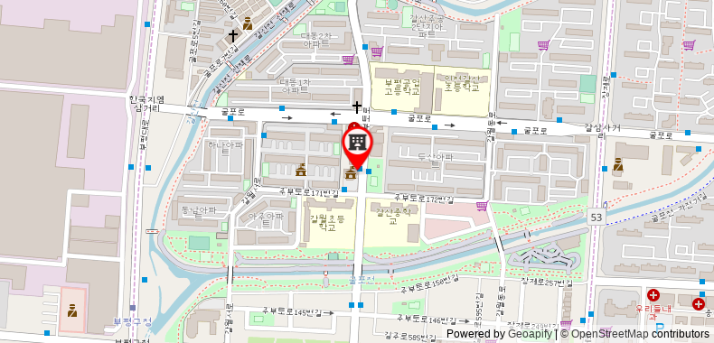 incheon taehwa apartment on maps