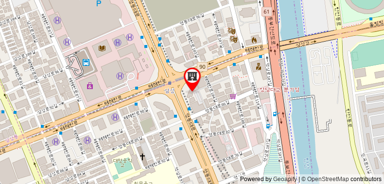 Bản đồ đến Khách sạn Park Hyatt Seoul