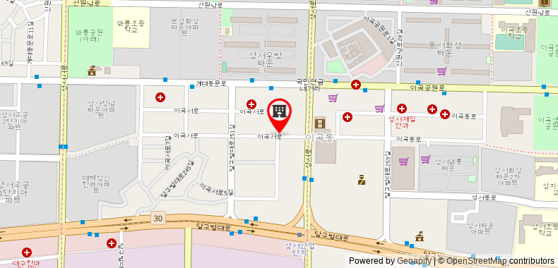 AW Hotel Daegu on maps