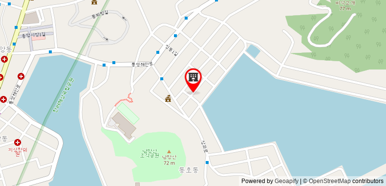Tongyeong Anchovy Tourist Hotel on maps