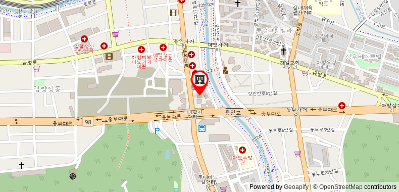 Hotel Cullinan Yongin on maps