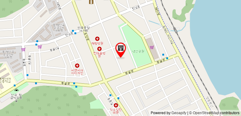 Bản đồ đến Khách sạn Hyunjin Tourist