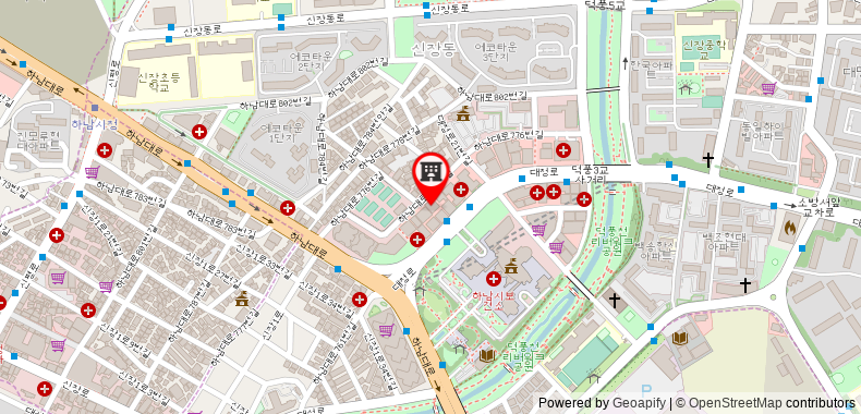 Bản đồ đến Khách sạn Hanam Yeon