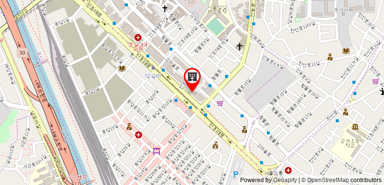Bản đồ đến Khách sạn Samho Park
