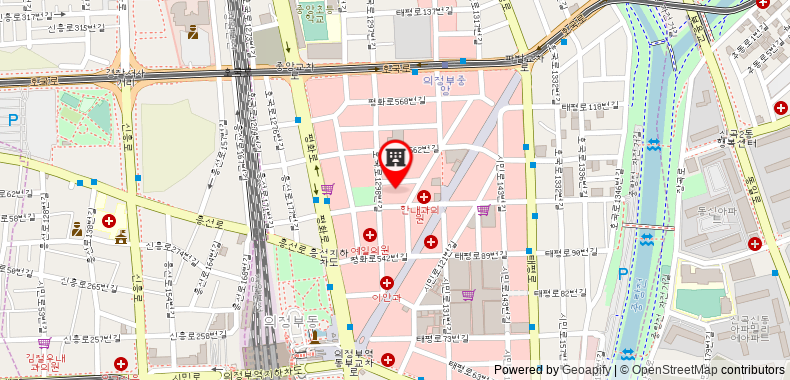 Bản đồ đến Khách sạn Uijeongbu The Fine
