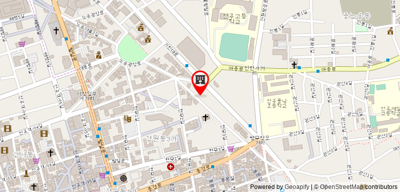 Bản đồ đến 24Guesthouse Jeonju