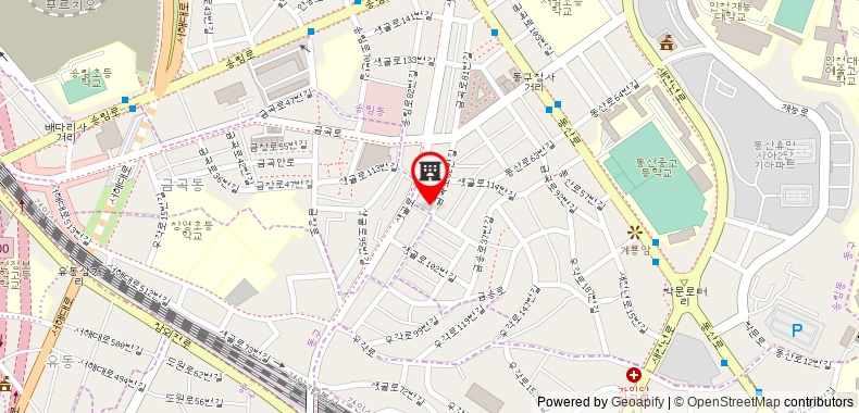 Kingsman House in Incheon on maps