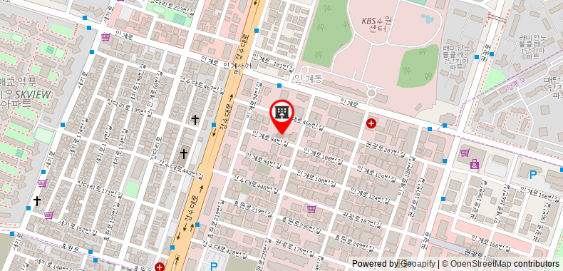 Bản đồ đến Khách sạn Reborn Suwon Silkroad