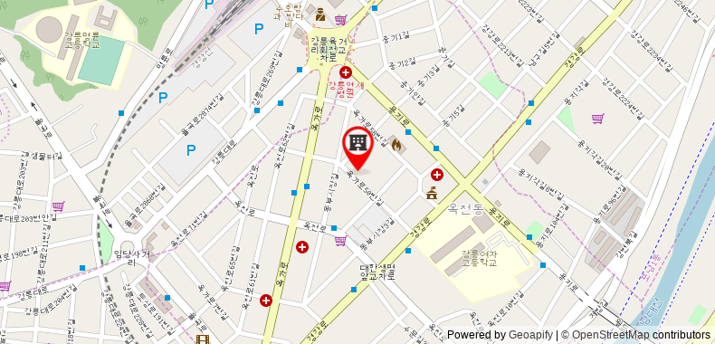 Bản đồ đến Khách sạn Louis Gangneung