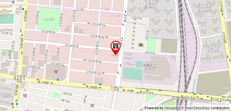 Bản đồ đến Khách sạn Cheonan Central Tourist