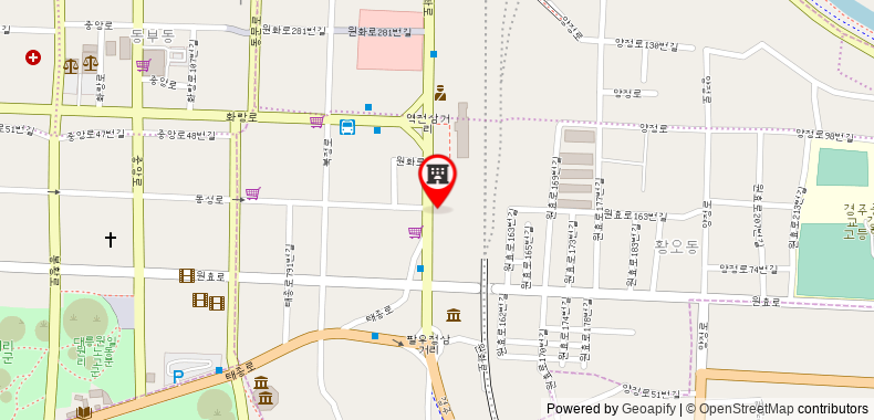 在地图上查看慶州藍船旅館