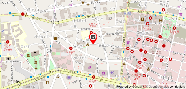 Midtown Hostel Daegu on maps