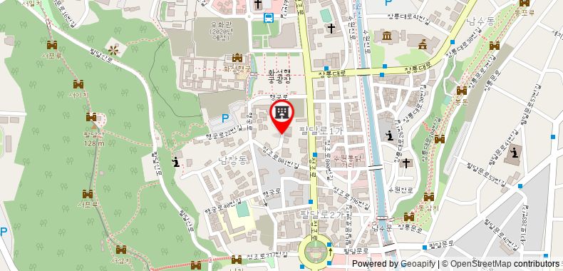 Suwon Hwaseong Palace 1 Min (B) YouTuber House on maps