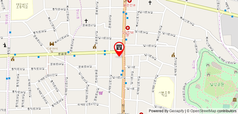 Bản đồ đến Khách sạn Yeogiuhtte SeoDaegu