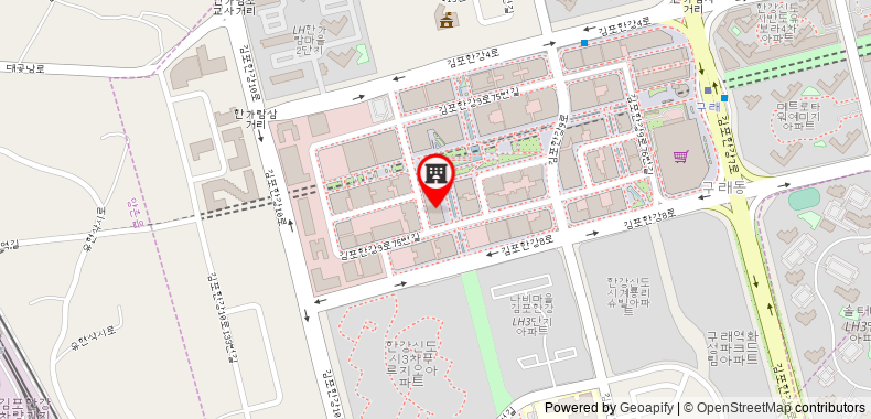 Bản đồ đến Khách sạn Gimpo M Tower