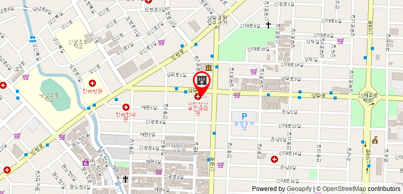 Bản đồ đến Khách sạn Jeju Haema