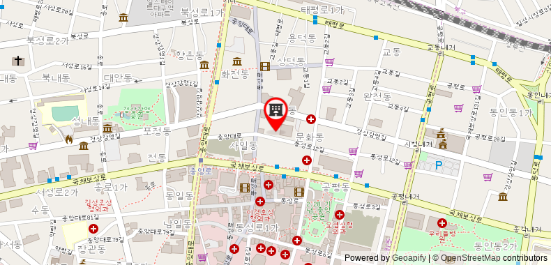 Bản đồ đến Dongseongro Zero Guesthouse