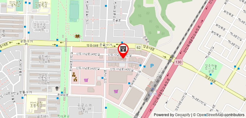 Bản đồ đến Khách sạn Incheon Airport Queen