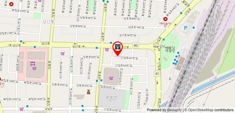 Bản đồ đến Khách sạn Dove Ulsan
