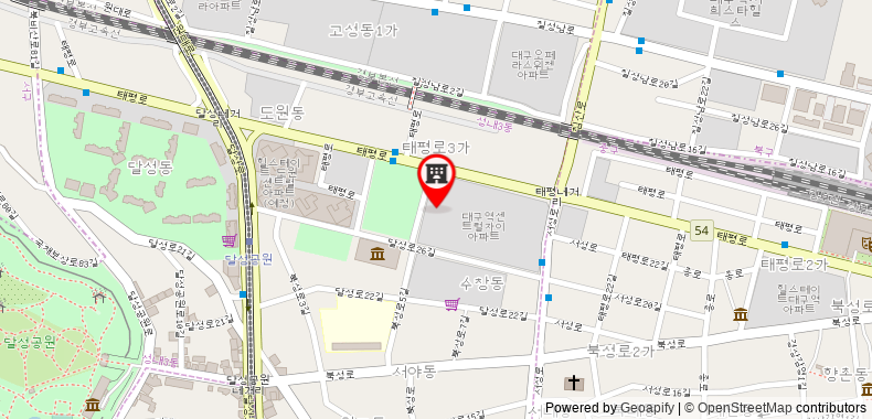 Bản đồ đến [new, Daegu station] Traveler's studio