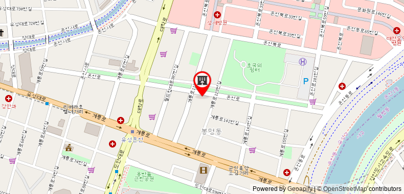 在地图上查看40平方米開放式公寓 (儒城區) - 有1間私人浴室