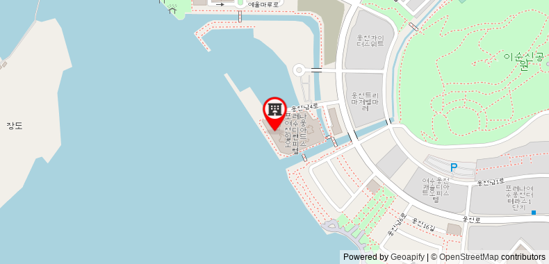 Bản đồ đến Khách sạn Yeosu BELLE MER