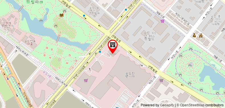 Sheraton Grand Incheon Hotel on maps