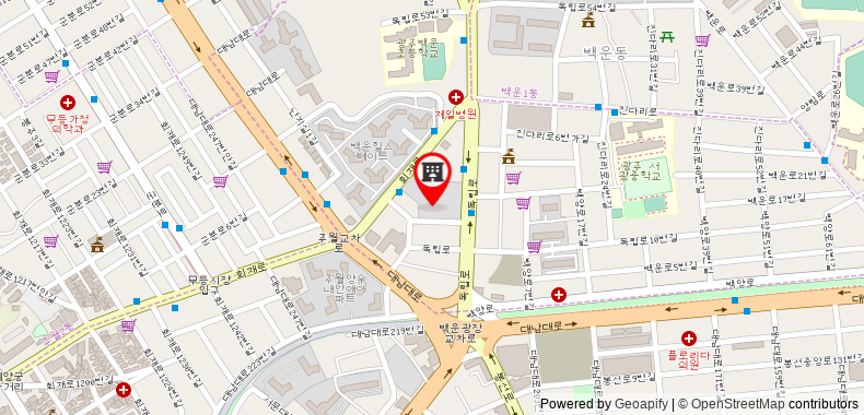 Bản đồ đến Khách sạn Prado