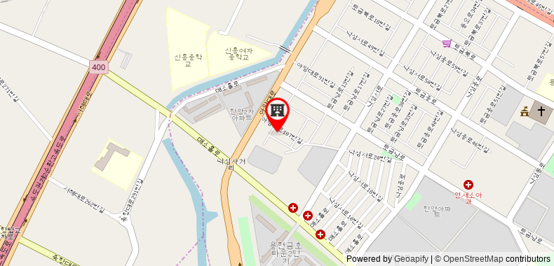 Bản đồ đến Khách sạn jungwon crystal house