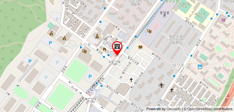 Bản đồ đến Khách sạn Blanc in Gwacheon