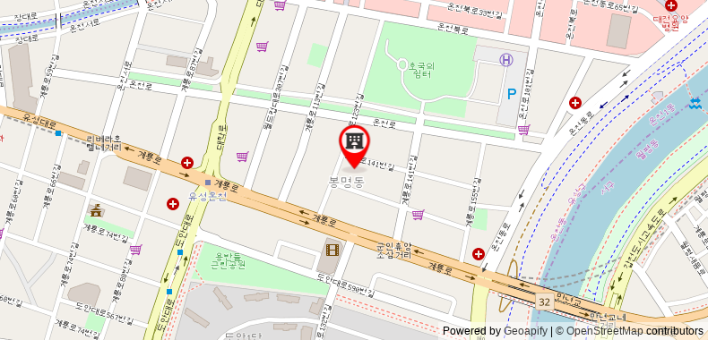 Bản đồ đến Khách sạn Primo Daejeon