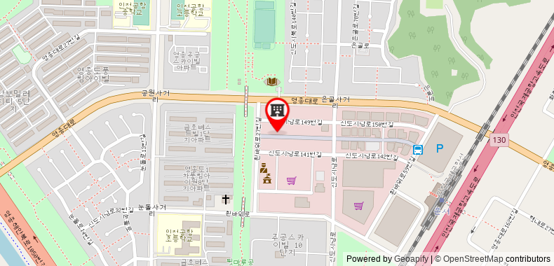 Bản đồ đến Khách sạn Sky Incheon Airport