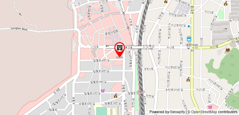 Bản đồ đến Khách sạn New Songtan
