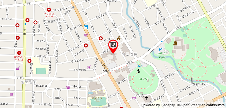 Bản đồ đến Khách sạn Jeju KAL