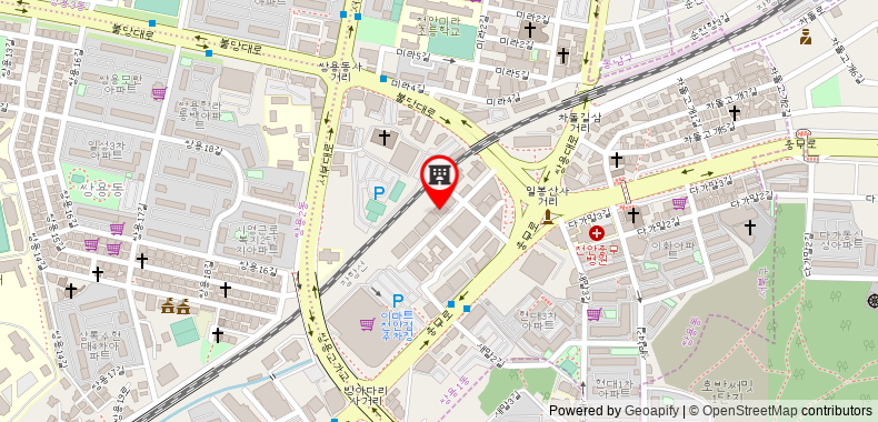 Bản đồ đến Khách sạn Cheonan City