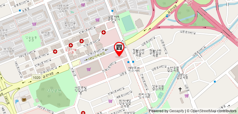 Bản đồ đến Khách sạn Huen Gimhae