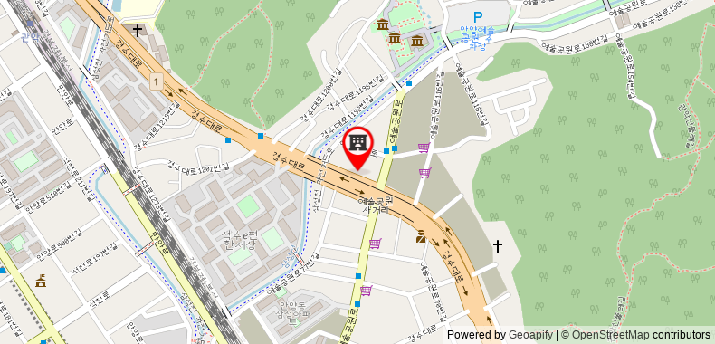 Bản đồ đến Khách sạn CS Premier Anyang